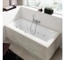 SQUARO EDGE 12 Duo Ванна 1900x900 з ніжкам + Combipools + water inlet, Quaryl (UCC190SQE2B2V-01)