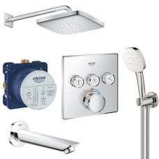 UA26415SC6 Grohtherm SmartControl Набір для комплектації душу, 3 споживачі (1 сорт) UA26415SC6 Grohtherm SmartControl Набір для комплектації душу, 3 споживачі (1 сорт)