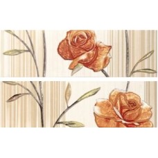 Composicion Rosa 333 Beige (компл.2шт) Бордюр (10x33) Composicion Rosa 333 Beige (компл.2шт) Бордюр (10x33) Rain Керамическая плитка Porcelanite Dos