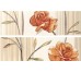 Бордюр (10x33) COMPOSICION ROSA 333 BEIGE (компл.2шт) из коллекции Dakar Porcelanite DOS