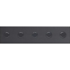 Декор 5,6x23,2 Decoro Tondi Carbone - Modulo - MDL304M з колекції Modulo Quintessenza Декор 5,6x23,2 Decoro Tondi Carbone - Modulo - MDL304M з колекції Modulo Quintessenza MODULO Керамическая плитка QUINTESSENZA CERAMICHE