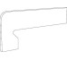 Спецелемент Zanguin izdo 20x39 Castano Gres De Aragon з колекції Castano Gres De Aragon