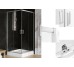 Душевая кабина квадратная SUVIA 2D R55 80x80х190 clear ACTIVE SHIELD 5мм, защитное покрытие