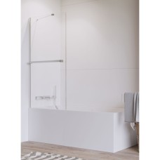 Шторка на ванну Idea Chromе PNJ з рушникотримачем 800x1500 прозоре Шторка на ванну Idea Chromе PNJ з рушникотримачем 800x1500 прозоре