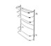 Сушарка для рушників водяна Kroner KRP Stern WT800x500-7 Kroner