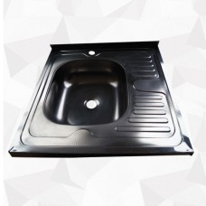 Кухонна мийка сталева накладна 60х60 L ( А0061686 )
