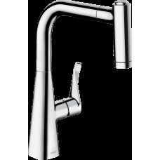 Смеситель Metris Select 220 кухонный с вытяжным душем (14834000)