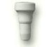 Спецелемент Angoli Esterno Parete Toro Bianco Craquele 2.5x5.6 Electa Ceramiche Grazia з колекції Electa Ceramiche Grazia