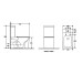 DFL2170211W Flow square Компакт 610x365x825мм з кришкою soft-close, Vortex Flush, білий глянець (1 сорт)