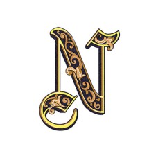 Декор 14,5x19,4 Lettera Bianca N - Alphabet - 489530 з колекції Alphabet Alphabet Керамічна плитка Versace — сторінка 2