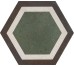 Плитка Esagona Terra Moderna Verde - 24x27.7 1087202 Italica з колекції Italica Cir