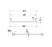 Полотенцедержатель STARCK T 61 см, Black Matt (0099424600)