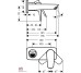 Змішувач Talis E для умивальника зі стіни: прихований монтаж (165 мм) хромований (71732000)