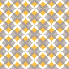 Декор Grigio Giallo Dec E2 12.5x12.5 Colibri з колекції Colibri Colibri Керамическая плитка Vallelunga