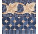 Декор Cenefa Midas Azul 43.5x43.5 Iliada Vives из коллекции Iliada Vives