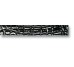 Бордюр (24x3.8) 76937- List. Crococl. Platino - Crocotiles з колекції Crocotiles Settecento