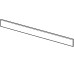 Плінтус White Battiscopa Matt 7.2x90 Blok Fap з колекції Blok Fap