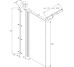 Душевая стенка Invena Walk In, 100x190, AK-32-112, AK-32-112 Invena