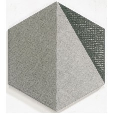 K·38 HEXTANGRAM FABRIC GREY 28.5х33 (шестигранник) (плитка для підлоги та стін)