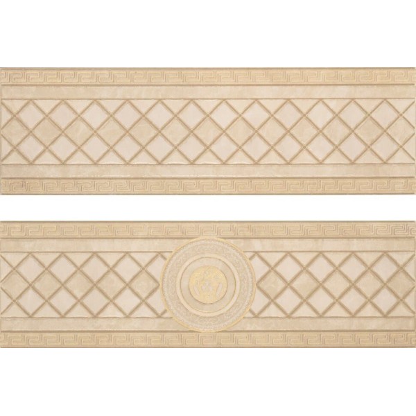 Декор (15.3x50) 17240 Fas. Geom. Almond-Beige - Venere з колекції Venere Versace
