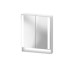 QATEGO Дзеркальна шафа з підсвіткою White Matt 60x75 см (QA7150018180010)