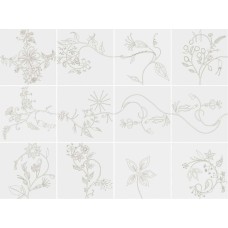 Декор (20x20) Primavera Platinum (set 12pcs) (Bianco Extra) - Primavera з колекції Primavera Декор (20x20) Primavera Platinum (set 12pcs) (Bianco Extra) - Primavera з колекції Primavera
