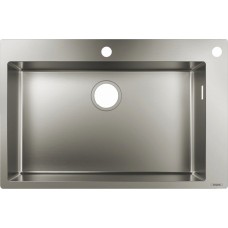 Кухонна мийка S712-F660  на стільницю 760х500 сталева (43308800) Stainless Steel