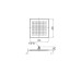 NEPTUNE SLIM Верхній душ Square 30x30 см з кульовим з'єднанням, brushed copper(100281797)
