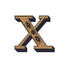 Декор 14,5x19,4 Lettera Bianca X - Alphabet - 489630 з колекції Alphabet Alphabet Керамічна плитка Versace — сторінка 2