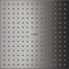 Верхній душ Axor 250х250 1jet монтаж зі стелі Polished Black Chrome (35309330)