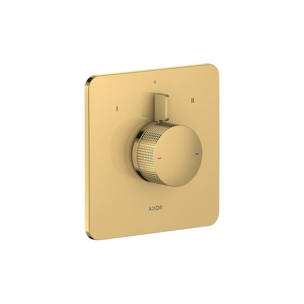 Смеситель Axor Citterio C Cubic cut скрытого монтажа на 2 функции, Brushed Nickel (49451820)