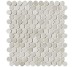 Мозаїка White Round Mosaico Matt 29.5x32.5 Brickell Fap з колекції Brickell Fap