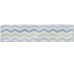 Плитка 7,5x30 Chalk Decor Zig-Zag Cielo-Chalk з колекції Chalk Bestile