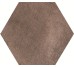 Плитка (24x27.7) 1047331 Hexagon Brown - Docklands из коллекции Docklands Serenissima