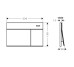 Панель смыва iFrame Element E Brushed Bronze (66003140)