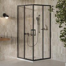 Душевая кабина X-Point Slim XPSRV2 90 черный Transparent Душевая кабина X-Point Slim XPSRV2 90 черный Transparent
