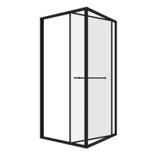 Душевая кабина Winona Black 90х90х190 мм без поддона ( А0062609 )