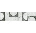 Декор (7.5x30.5) fKVP Evoque Sigillo Argento Listello Mosaico - Evoque з колекції Evoque FAP
