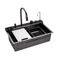 Кухонна мийка KRP Schwarze - SET7545F3HM PVD (3.0/0.8 мм) Кухонна мийка KRP Schwarze - SET7545F3HM PVD (3.0/0.8 мм)