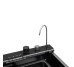 Кухонна мийка Kroner KRP Schwarze - SET7545F3HM PVD (3.0/0.8 мм) Kroner