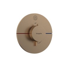 Термостат прихованого монтажу ShowerSelect Comfort S на 1 функцію, Brushed Bronze (15553140)