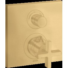 Термостат на 2 споживачі Axor Citterio-Cross прихованого монтажу Brushed Gold Optic 39725250