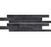 Декор (16.5x100) 63739 Fascia Idra Black (Set 2 pz) - Kendo з колекції Kendo Cerdomus