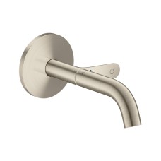 Смеситель One Select 160 для умывальника из стены, Brushed Nickel (48180820) Смеситель One Select 160 для умывальника из стены, Brushed Nickel (48180820)