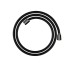 Шланг для душа AXOR Textile 1,6м, Polished Black Chrome 28259330