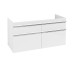 VENTICELLO Шафа під умивальник 115.3х59х50.2 Glossy White, ручки хром (A92901DH)