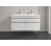 VENTICELLO Шафа під умивальник 115.3х59х50.2 Glossy White, ручки хром (A92901DH)