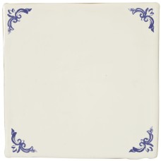 Декор (13x13) Manises Delf N 2 Blanco - Manises из коллекции Manises Manises Керамическая плитка Cevica