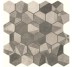 Мозаика (30x30) fK4O Terra Deco Grey Esagono Mosaico - Terra из коллекции Terra FAP