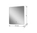 Дзеркало Mirage Z-700x650 LED motion sensor